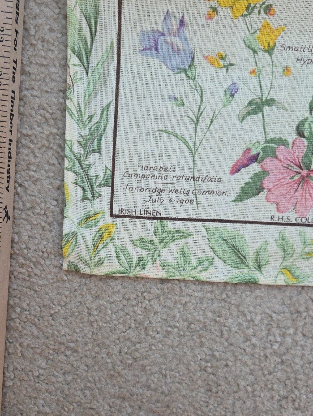 Vintage Irish Linen Tea Towel - Picture 5 of 9